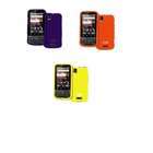 EMPIRE Motorola XPRT 3 Pack of Hard Cases (Purple, Neon Green, Yellow)