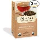 Numi Organic Tea Fair Trade Breakfast Blend, Black Tea, 18 Count Tea 