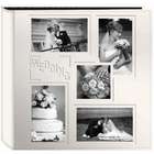 Pioneer 5 Up Collage Frame Sewn Embossed Photo Album  Ivory
