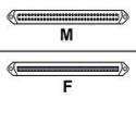 Adtran DSX 1 Cable (AMP Champ Male   AMP Female   15ft) 