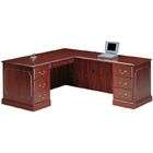 HON Traditional Style L Shaped Desk with Left Return by HON