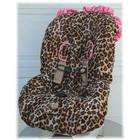 Ababy Toddler Car Seat Cover   Color Lollipop Leopard/Hot PInk Ruffle