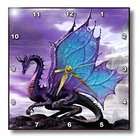 3dRose LLC Kids Stuff   Fairytale Dragon   Wall Clocks