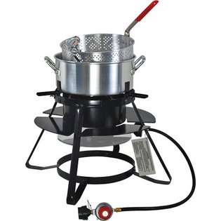   815 4010 S Outdoor Cooker with 10 Quart Pot and Basket 