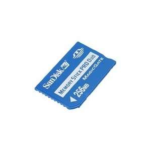  memory card ( Memory Stick Duo adapter included )   256 MB   MS PRO 
