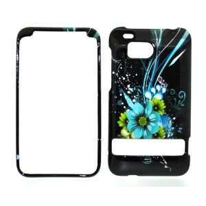  Blue Green Moon Flower Snap on Protective Cover Case for 
