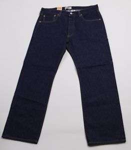 Levis Original Jeans 501 0115 Rinsed Indigo, W29   W38  