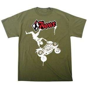  Four Freestyle T Shirt   X Large/Army Green Automotive
