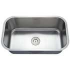   30 Inch Undermount Single Bowl 16 gauge Kitchen Sink, Stainless Steel