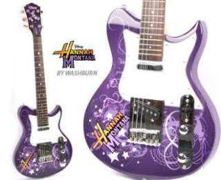 Up for bid is a new Hannah Montana Disney by Washburn electric guitar 