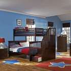 Atlantic Furniture Columbia Staircase Bunk Bed   Size Twin/Full 