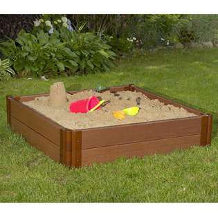 SHOPZEUS Square Sandbox   4W × 4L × 12H 