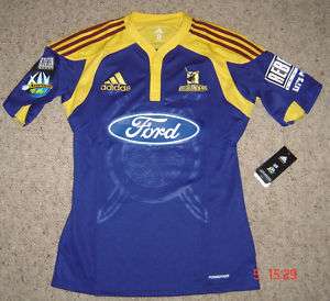 NEW ADIDAS SUPER 14 RUGBY HIGHLANDERS PLAYER JERSEY TOP  