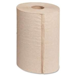 Non perforated Paper Towel, 1 Ply, 350/Roll, Brown, 12 Rolls/Carton 