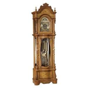 Ridgeway Clocks Van Ness Solid Oak Grandfather Clock 