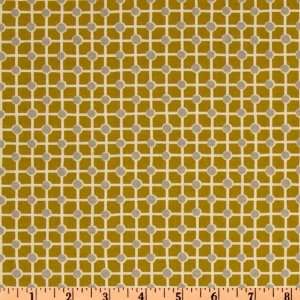  44 Wide Anna Griffin Penelope Check Dot Gold Fabric By 