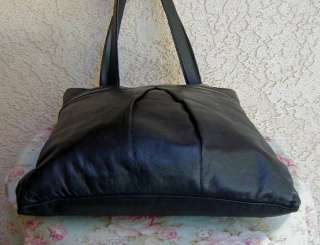 Black Soft Italian Leather MARC JACOBS Tote Bag~Purse ITALY  
