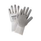 MAGID Black Winter Knit, Latex Coated Palm Gloves   Extra Large 