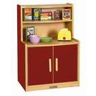 ECR4Kids Colorful Essentials Play Cupboard   Color Red