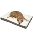 Happy Hounds Oscar Orthopedic Dog Bed   Medium (30 x 42in.)   Latte