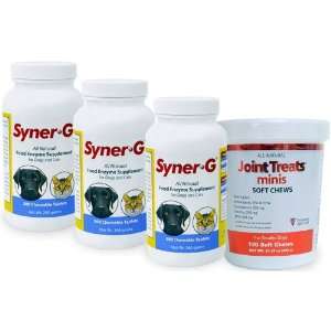  3 PACK Syner G® Digestive Enzymes (600 Tablets) + FREE 