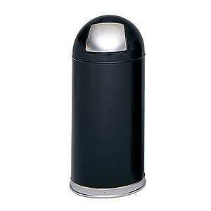  Dome Top Trash Can with Push Door