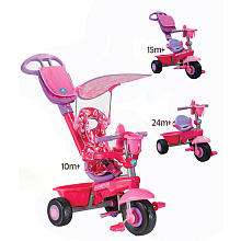 Smart Trike 3 in 1 Deluxe Stroller   Pink   Smart Trike   Toys R 