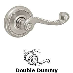  Double dummy rope lever with rope rose in brushed nickel 