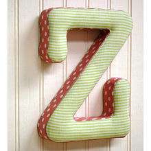inch Fabric Letter Z   Pink & Green   New Arrivals   BabiesRUs
