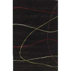 Transitions 3310 Mocha Visions Contemporary Design Area Rug 8.00 x 10 