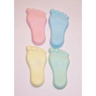 Baby Shower Favors   Adorable Baby Footprint Favors  Set of 24 (Blue)