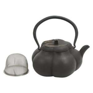  Black Squash Cast Iron Teapot