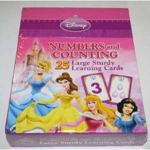   Princess Numbers & Counting Large Sturdy Learning Cards Toys & Games