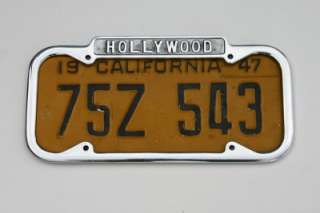 1940 1955 CALIFORNIA License Plate Frame NEW Vintage  