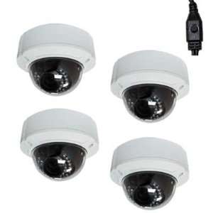  4 Pack of Professional IR Dome CCTV Surveillance Security 