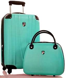 HEYS 360° Spinner 2Pc Luggage Set 21 Carry on & Bellezza Beauty Case 