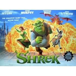 Shrek   Original Movie Poster   12 x 16 