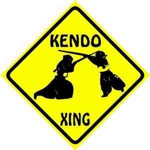  KENDO CROSSING sign * street martial art