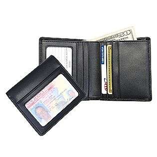   Double ID Bi Fold Wallet  Royce Leather Clothing Mens Accessories
