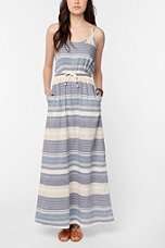 Pretty Penny Racerback Striped Maxi Dress