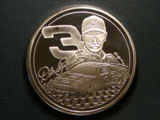 NASCAR Dale Earnhardt 1 Troy Pound Silver Proof Coin NR  