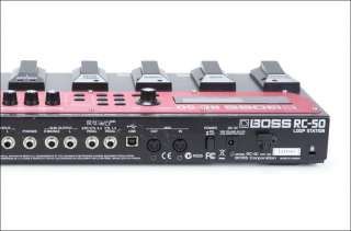 Boss RC 50 RC50 RC 50 Loopstation Guitar Effects Looper Pedalboard 
