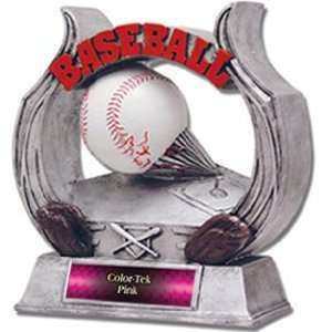  Awards 12 Custom Baseball Ultimate Resin Trophy PINK COLOR TEK PLATE 