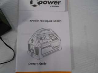 Xantrex XPower Powerpack 600HD Portable Power Source DAMAGED  