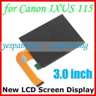   Display Replacement for Canon IXUS 115 HS ELPH 100 HS Camera  