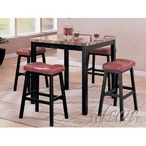 Acme 06046 Gaucho Counter Height Dining Set 