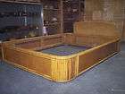 Mid 20th Century Hawaiian Rattan Double Bed