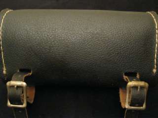 Vintage Bicycle Saddle Bag   Leather   60s or 70s   Very Cool On Old 