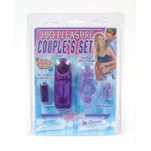  Duo pleasure couples kit, purple