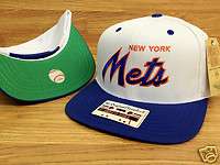 New York Mets Script Snapback Hat FAST SHIPPING RARE American Needle 
